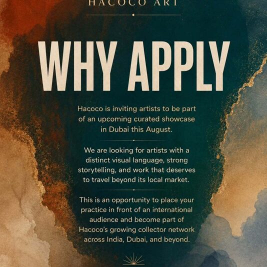 Artists, this is your Dubai moment.Hacoco Art is curating a contemporary art showcase in Dubai (1)