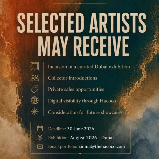 Artists, this is your Dubai moment.Hacoco Art is curating a contemporary art showcase in Dubai (3)